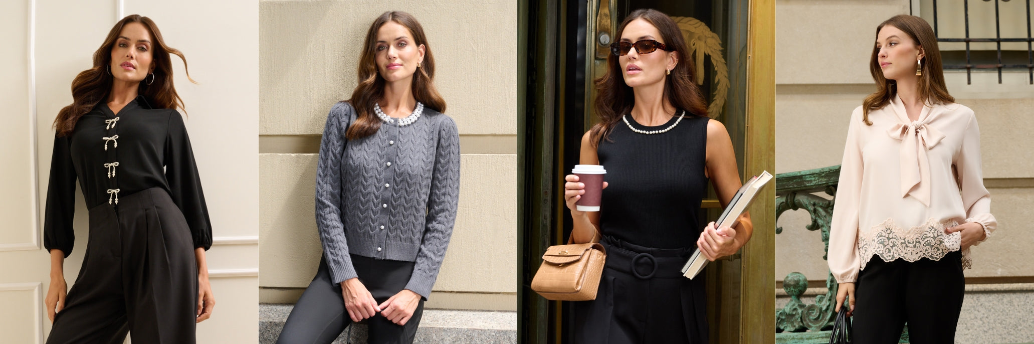 Dressy Tops for Women: Perfect for Every Occasion - Adrianna Papell, image size:2063x686