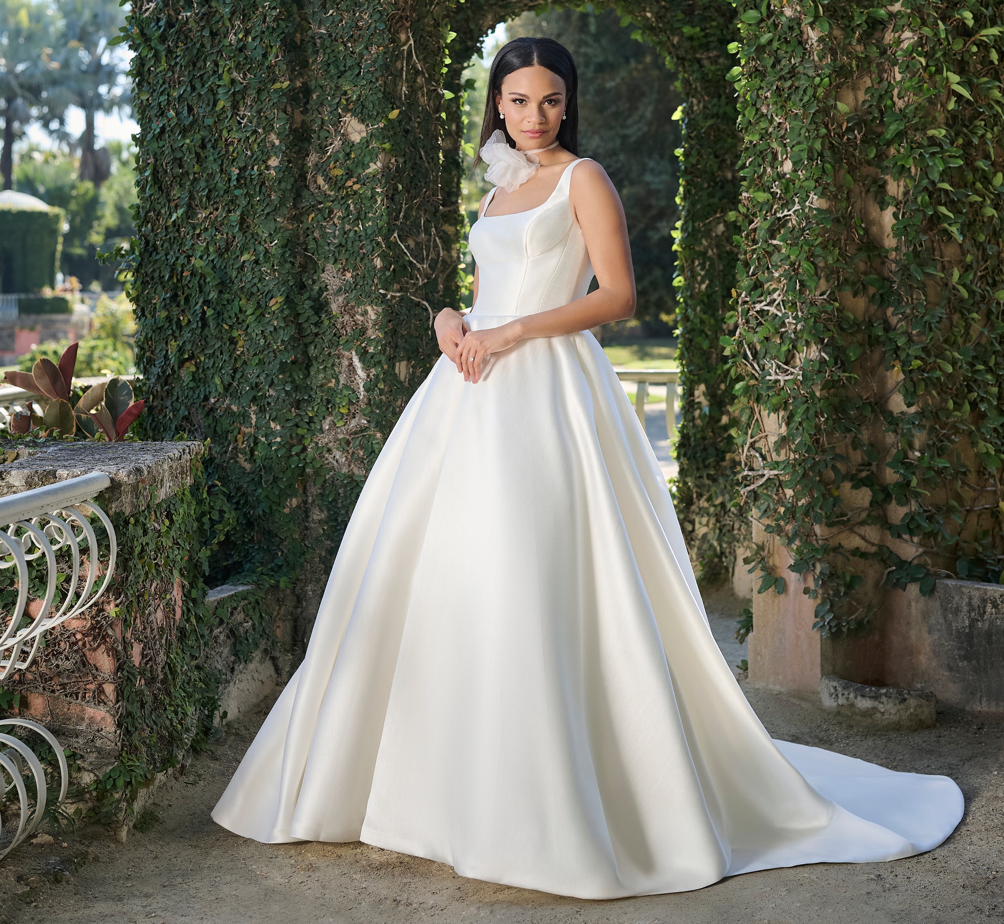 Luxe Mikado Ballgown in Ivory Luxe Mikado Ballgown in Ivory- Adrianna Papell Luxe Mikado Ballgown in Ivory Luxe Mikado Ballgown in Ivory- Adrianna Papell