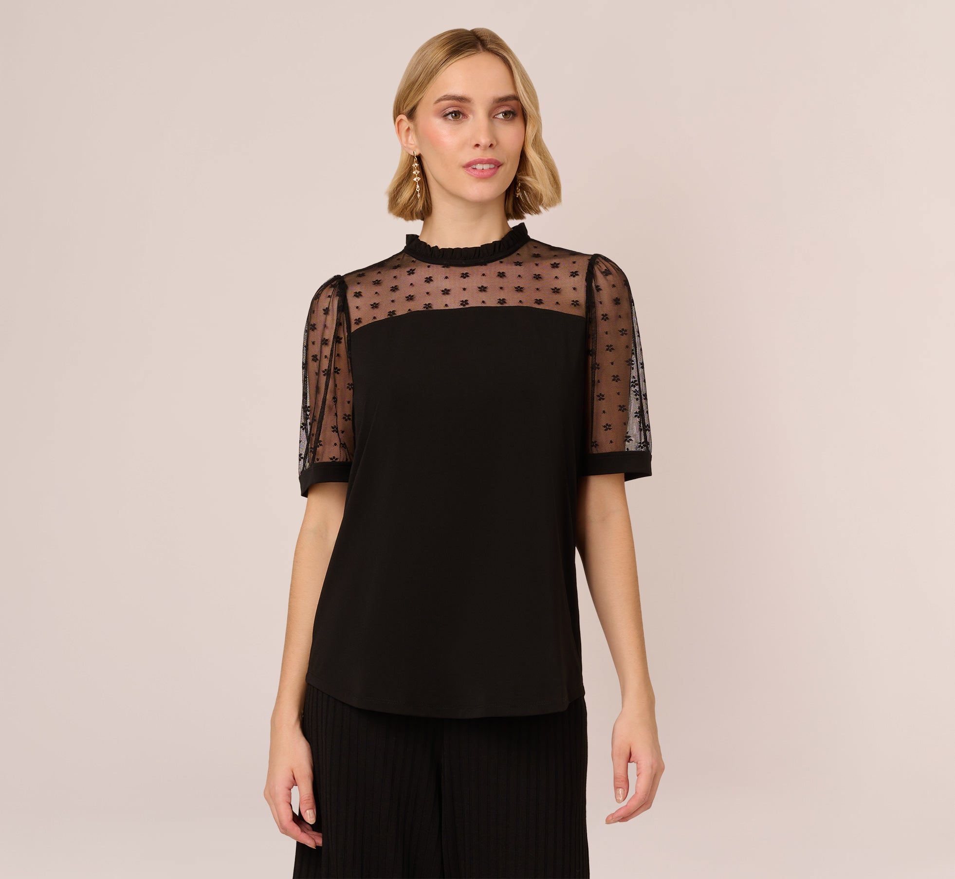 black statement top