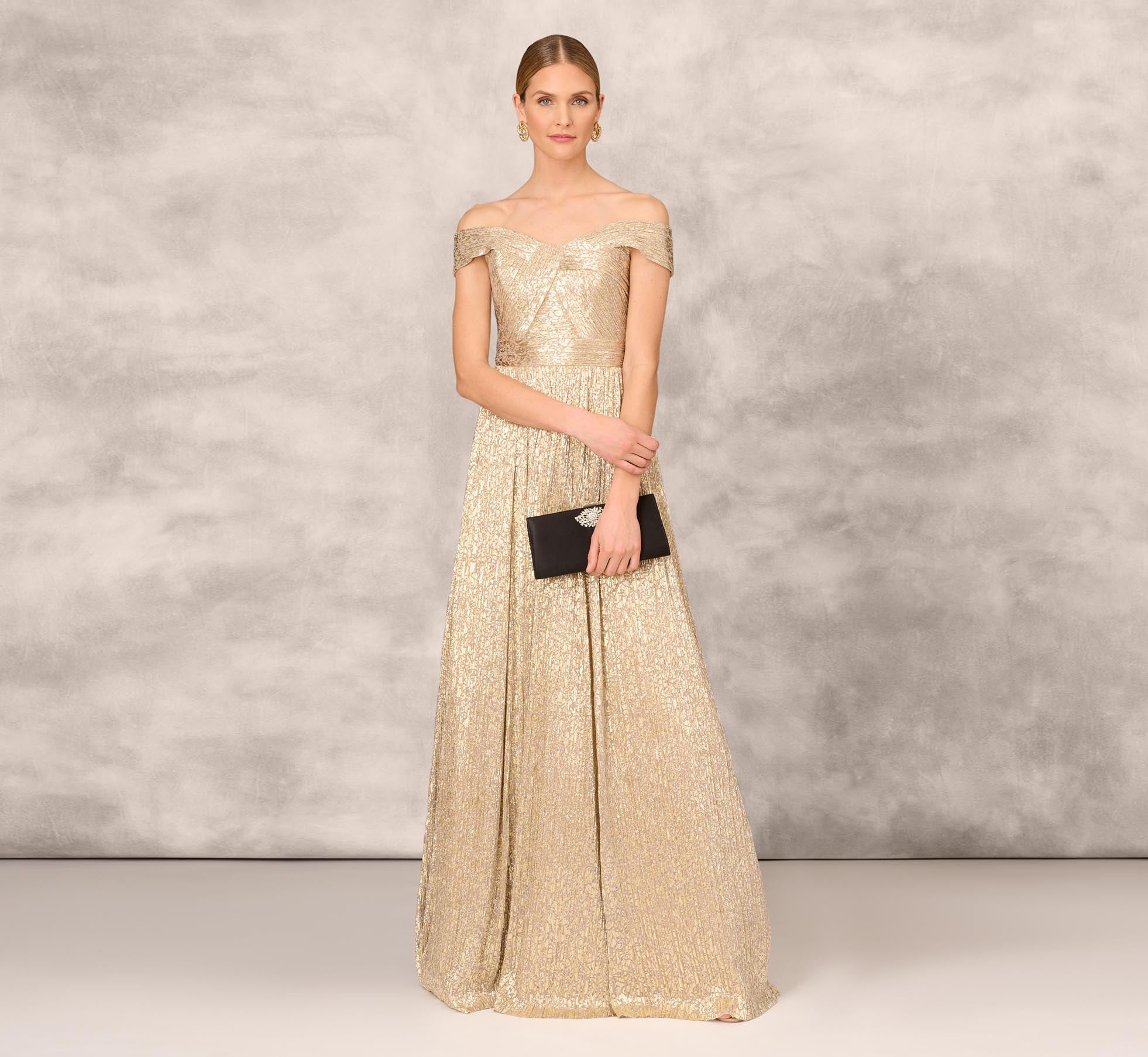aidan by aidan mattox metallic knit mermaid dress Maxi Gown Formal Dresses Aidan By Aidan Mattox Metallic Knit Mermaid Dress Aidan Mattox Dresses Aidan