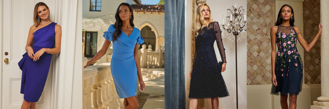 Blue Cocktail Attire Ideas