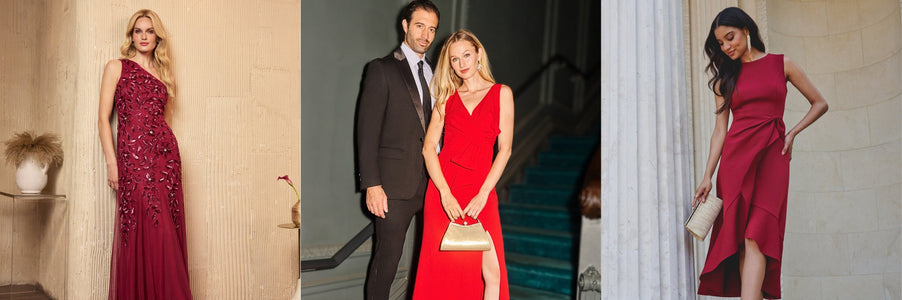 Red bridesmaid attire ideas