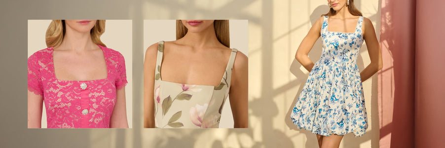 Square neck outfit ideas