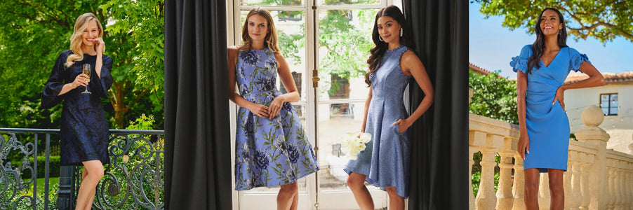 blue bridal shower dress ideas