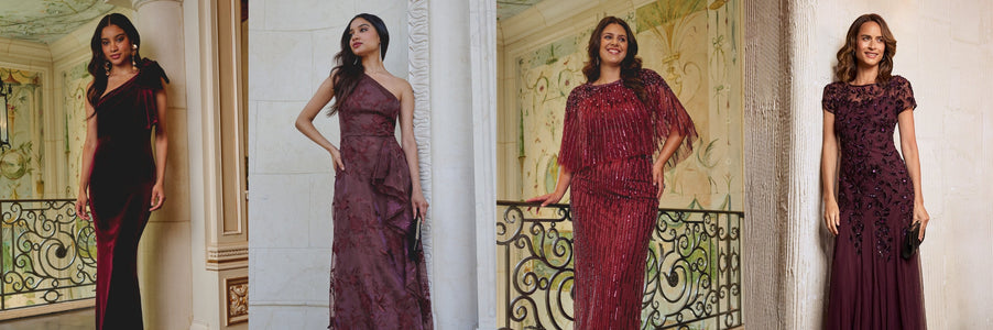 burgundy mother of the bride attire ideas