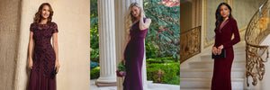 burgundy wedding guest dress ideas