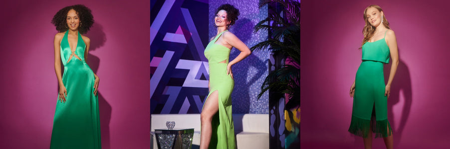 green homecoming dress ideas