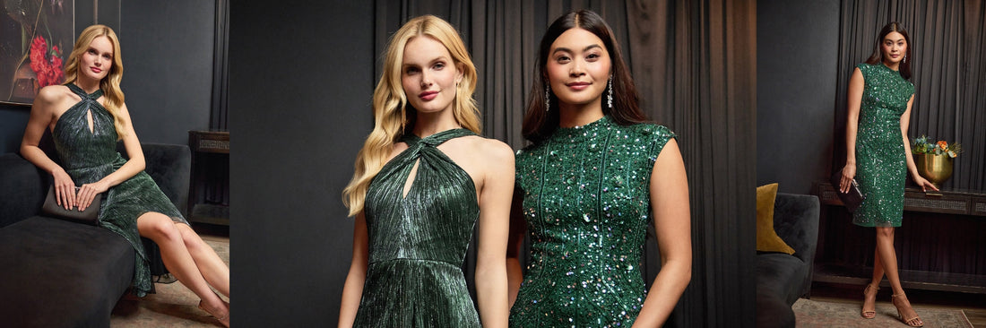 Green Wedding Guest Attire: Elegant Ways to Style It - Adrianna Papell Green Wedding Guest Attire: Elegant Ways to Style It - Adrianna Papell