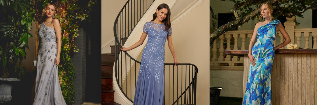 The 7 Best Light Blue Mother of the Bride Dresses - Adrianna Papell The 7 Best Light Blue Mother of the Bride Dresses - Adrianna Papell
