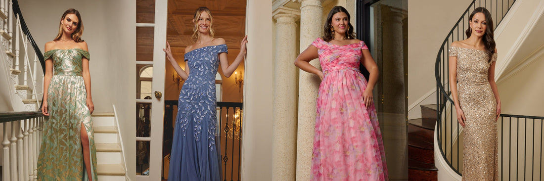 off the shoulder bridesmaid attire ideas