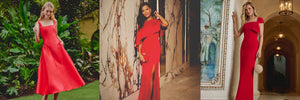 red wedding guest dress ideas