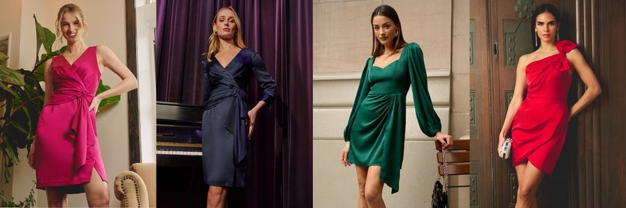 satin cocktail dress guide