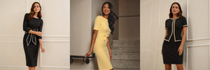 suits inspired dress ideas