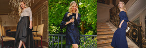 bridesmaid dress ideas with three quarter sleeves