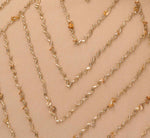 Art Deco Beaded Blouson Dress With Halter Neckline In Champagne Gold 6