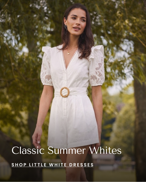 Little White Dresses (LWD): Short & Mini White Dresses - Adrianna Papell