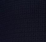 Waffle Knit Cardigan Sweater With Frayed Edges In Blue Moon 6