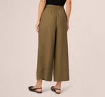 Wide Leg Drawstring Pant In New Green 5