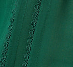Long Sleeve Chiffon Ruffle Lace Trim Blouse In Botanical Garden 7