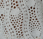 Long Sleeve Open Crochet Sweater In Soft Cloud 7