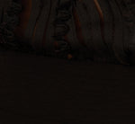 Wide Leg Airflow Pant And Sheer Soutache Vest Set In Black 7