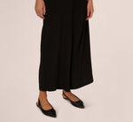 Wide Leg Airflow Pant And Sheer Soutache Vest Set In Black 5