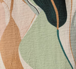 Rope Belt Floral Printed Wide Leg Pant In Seafoam Flowing Leaf 6