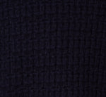 Short Sleeve Waffle Weave Polo Shirt In Navy 7