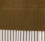 Long Sleeve Collared Printed Twover Sweater In Oak Olive W Iv Blministripe 8