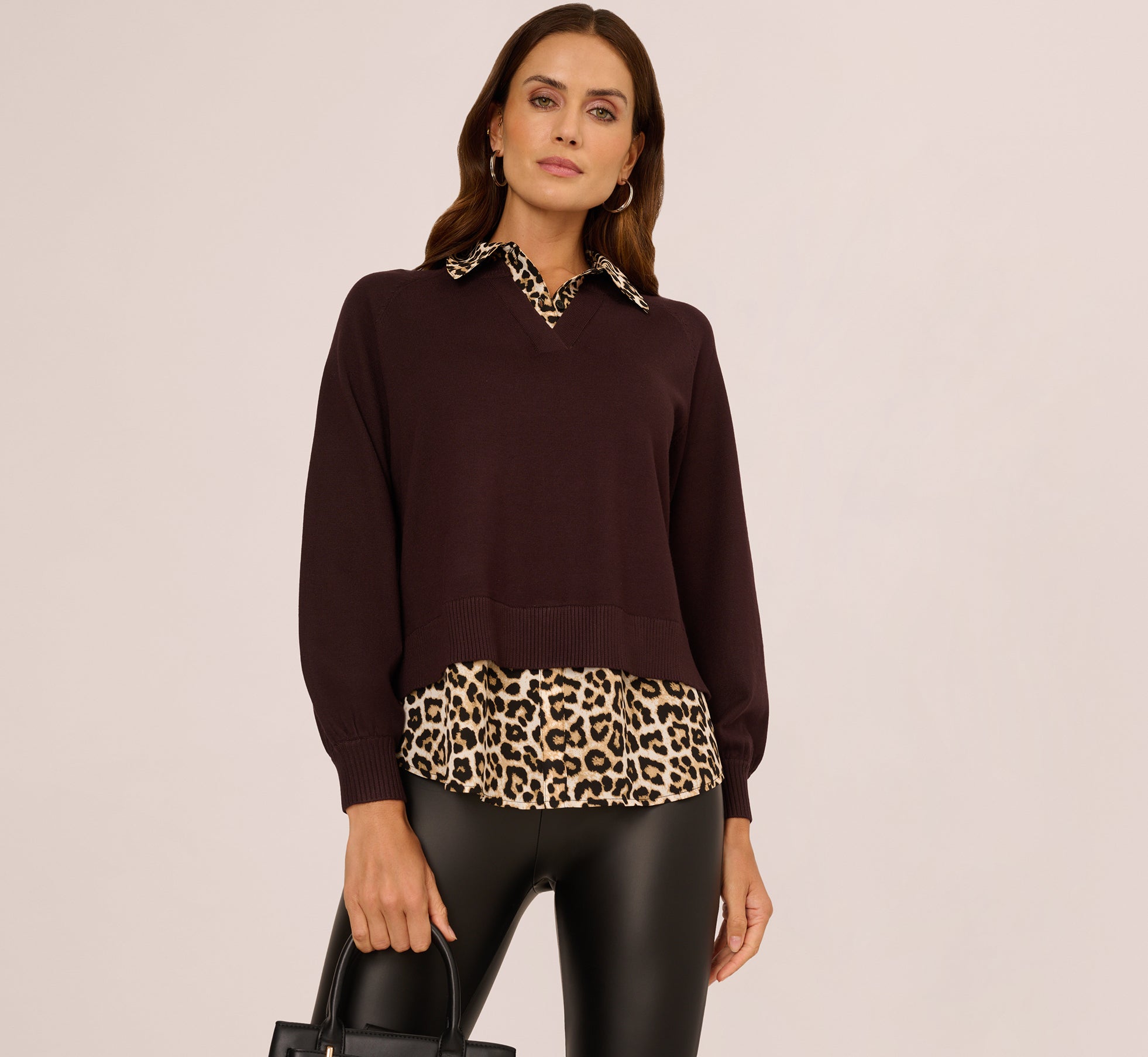 JDY - Pull à imprimé animal - Marron JDY - Pull à imprimé animal - Marron