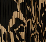 Pleated Floral Halter Top In Black Ornate Floral 7