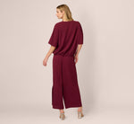 Short Sleeve Top And Wide Leg Pant Airflow Set In Fig 7