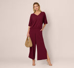 Short Sleeve Top And Wide Leg Pant Airflow Set In Fig 3