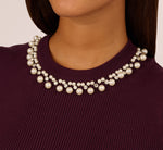 Pearly Collar Tank Sweater In Plum 5
