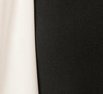 Pearly Collar Sweater Vest Twofer Top In Black Ivory 7