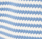 Short Sleeve Bow Pullover Sweater In Classic Blue Ivory 7