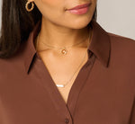 Short Sleeve Semisheer Pleated Blouse In Chicory Coffee 5