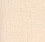 Fringe Trim Boucle Tweed Cardigan Jacket In Ivory Black 7