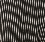 Wide Leg Tie Belt Stretch Pant In Black Ripple Stripe 6