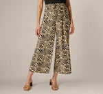 Wide Leg Drawstring Pant In Birch Black Retro Tile 2