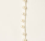 Pearly Trim Knit Midi Skirt In Meringue 6