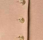 Ponte Knit Vest Top In Desert Dust 5