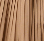 Belted A Line Pleated Midi Skirt In Taos Taupe 6