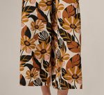Pull On Cropped Wide Leg Pant In Cream Tapenade Floral 4