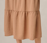 Tiered Drawstring Airflow Midi Skirt In Sinopia Fresco 4