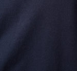 Short Sleeve Bow Neck Contrast Stitch Sweater In Navy Cream 7
