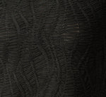 Short Sleeve Semi Sheer Textured Knit Top In Black 7