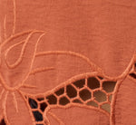 Floral Embroidered Lace Vest Top In Maple 2
