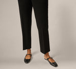 Straight Leg Stretch Ponte Pant In Black 4