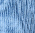 Short Sleeve Shaker Knit Pullover Sweater In Classic Blue 7